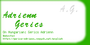 adrienn gerics business card
